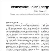 Renewable Solar Energy from Water - Digital Download