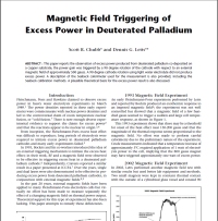 Magnetic Field Triggering of Excess Power in Deuterated Pd - Digital Download